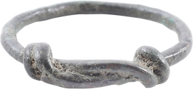 CELTIC FINGER RING C.400-100 BC, SIZE 4 1/2