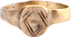 MEDIEVAL ENGLISH WOMAN’S RING 400-700AD, SIZE 6 1/2