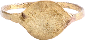 ROMAN FIGURAL RING, 2ND CENTURY AD, SIZE 7 ½