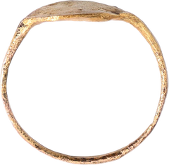 ROMAN FIGURAL RING, 2ND CENTURY AD, SIZE 7 ½ - Fagan Arms