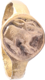 SUPERB ROMAN RING, C.100-350AD, SIZE 11