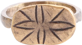 MEDIEVAL EUROPEAN RING 15TH-17TH CENTURY, SIZE 7 ¼