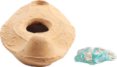 BYZANTINE HOLY LAND OIL LAMP, 7TH CENTURY AD - Fagan Arms