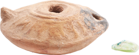 ROMAN TERRA COTTA OIL LAMP 1ST-3RD CENTURY AD