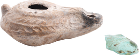 ROMAN/BYZANTINE OIL LAMP 3RD-6TH CENTURY AD