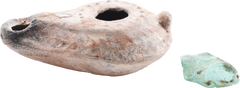 ROMAN/BYZANTINE OIL LAMP 3RD-6TH CENTURY AD - Fagan Arms