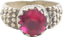 GOOD 19TH CENTURY EASTERN EUROPEAN GYPSY RING, SIZE 9 ½