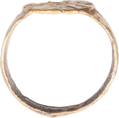 MEDIEVAL CHRISTIAN RING C.500-800 AD, SIZE 10 1/4 - Fagan Arms