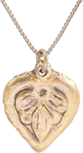 FINE ANCIENT VIKING HEART PENDANT, C.850-1050 AD