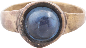 MEDIEVAL EUROPEAN RING C.1200-1500 AD, SIZE 5 3/4