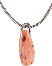 PRECOLUMBIAN STONE PENDANT NECKLACE, C.500-1600 AD