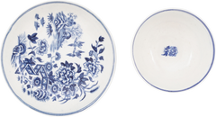FIRST PERIOD WORCESTER TEA BOWL AND UNDER BOWL 1765-83 - Fagan Arms