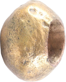 VIKING GILT BRONZE BEAD, 866-1067 AD
