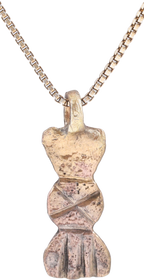 ROMAN LEGIONARY’S SWORD BELT MOUNT NECKLACE, MID-LATE 4TH CENTURY AD