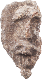ROMAN LEAD FACE SCULPTURE C.100BC-200AD