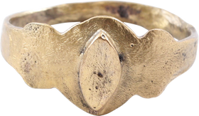 LATE MEDIEVAL WOMAN'S FASHION RING, SIZE 9