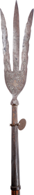 PERSIAN TRIDENT, 18TH CENTURY, MISSION INN RIVERSIDE CALIFORNIA