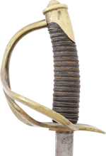 AMERICAN MILITIA CAVALRY OFFICERS SWORD, 1870’S-80’S