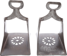 PAIR OF MOROCCAN STIRRUPS, 19TH CENTURY
