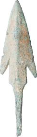 EUROPEAN BRONZE AGE ARROWHEAD C.900 BC