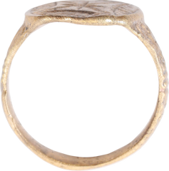 EARLY EUROPEAN CHRISTIAN RING, 5th-9th CENTURY AD, SIZE 8 3/4 - Fagan Arms