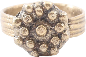 GREAT PLAGUE OF LONDON RING, 17th CENTURY, SIZE 5 ¾+