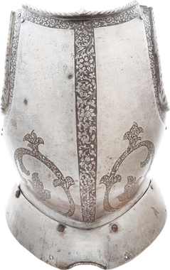 A FINE SOUTH GERMAN BREASTPLATE C.1560 FOR THE FOOT TOURNAMENT
