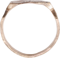 MEDIEVAL EUROPEAN CHRISTIAN RING, 15TH-17TH CENTURY, SIZE 9 1/2 - Fagan Arms