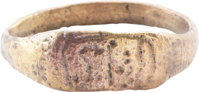 MEDIEVAL EUROPEAN RING 8TH-1TTH CENTURY AD, SIZE 10 ¾