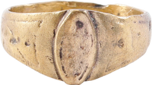 LATE MEDIEVAL WOMAN'S FASHION RING, 15TH-16TH CENTURY AD, SIZE 9 1/4