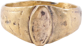 LATE MEDIEVAL WOMAN'S FASHION RING, 15TH-16TH CENTURY AD, SIZE 9 1/4