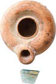 GREEK OIL LAMP 4TH-3RD CENTURY BC