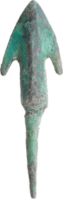EUROPEAN BRONZE ARROWHEAD C.1200-700BC