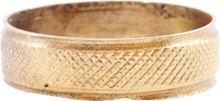 FINE VIKING WEDDING RING, C.850-1050 AD, SIZE 10 1/4