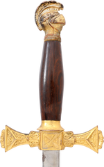 RARE EARLY KNIGHT’S TEMPLAR SWORD 1871-73 - Fagan Arms