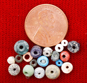 VIKING BEAD ASSORTMENT, 9TH-10TH CENTURY