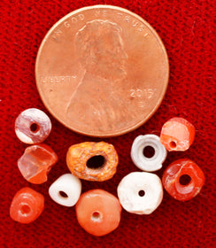 VIKING STONE BEADS, 8TH-11TH CENTURY AD