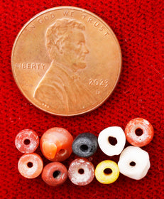 VIKING STONE BEADS, 8TH-11TH CENTURY AD