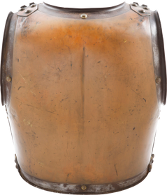 FRENCH CUIRASSIER’S BACKPLATE, EARLY 19TH CENTURY