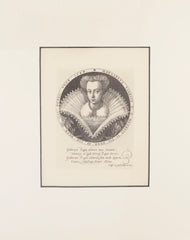 ORIGINAL 17TH CENTURY LITHOGRAPH MARGARETHA OF VALOIS - Fagan Arms