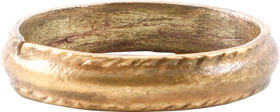 VIKING WEDDING RING, 10TH-EARLY 11TH CENTURY AD SIZE 7 ½