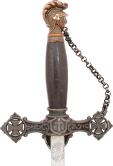 KNIGHTS TEMPLAR SWORD, LAST HALF OF THE 19TH CENTURY - Fagan Arms