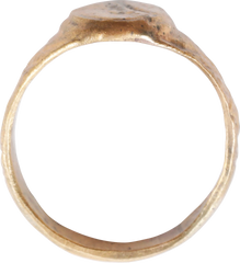 LATE MEDIEVAL WOMAN'S FASHION RING, 15TH-16TH CENTURY AD, SIZE 9 - Fagan Arms