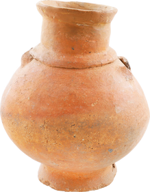 ANCIENT HOLY LAND IRON AGE TERRACOTTA JAR C.1200-1000 BC