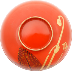 JAPANESE LACQUERED BOWL AND LID OWAN, MEIJI PERIOD - Fagan Arms
