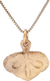 ANCIENT VIKING HEART PENDANT NECKLACE, C.850-1050 AD