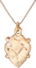 ANCIENT VIKING HEART PENDANT NECKLACE, 866-1067 AD