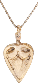 ANCIENT VIKING HEART PENDANT NECKLACE, 866-1067 AD