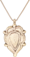 FINE VIKING HEART PENDANT NECKLACE, 11TH CENTURY