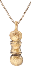 ROMAN LEGIONARY’S SWORD BELT MOUNT NECKLACE, MID 2ND-MID 3RD CENTURY AD